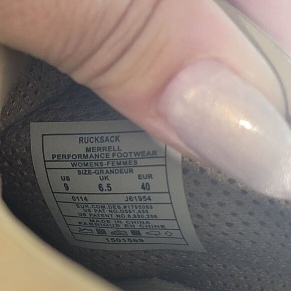 Merrell Women's Rucksack Performance Footwear Size 9 US Beige & Tan Slip-On Shoe - Picture 3 of 9
